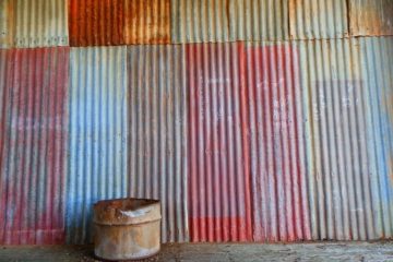 Corrugated Iron, Eurelia Railway Station Goods Shed, South Australia