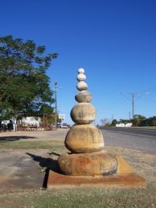Moon Rocks in Main Street, Richmond, Queensland