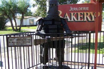 Ned Kelly Tribute - Bread Tin Ned - Jerilderie NSW