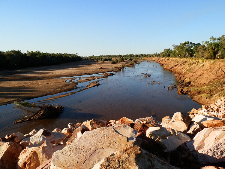 Fitzroy River at Fitzroy Crossing, Kimberley