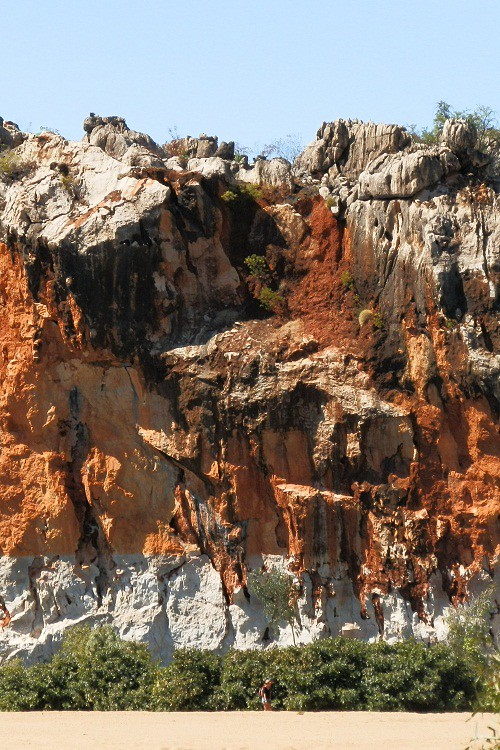Spot the person! Geikie Gorge, via Fitzroy Crossing