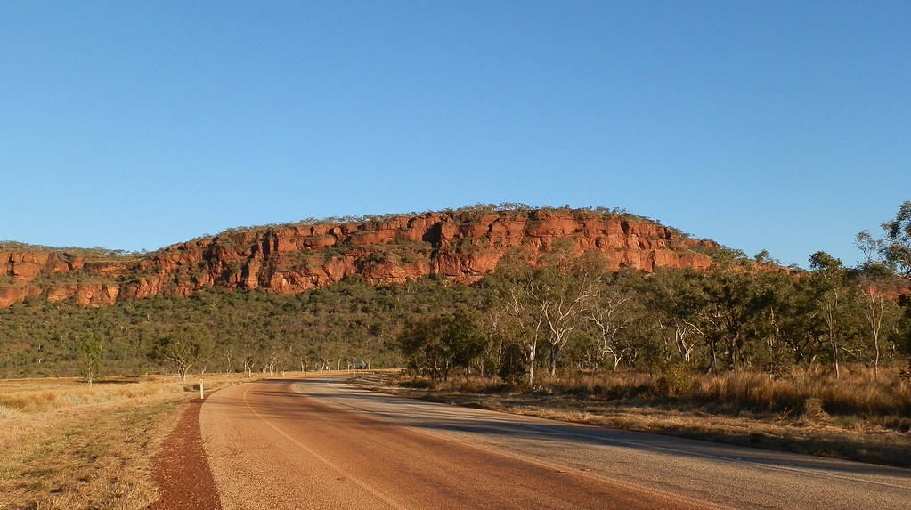 Victoria River Escarpment from Victoria Highway