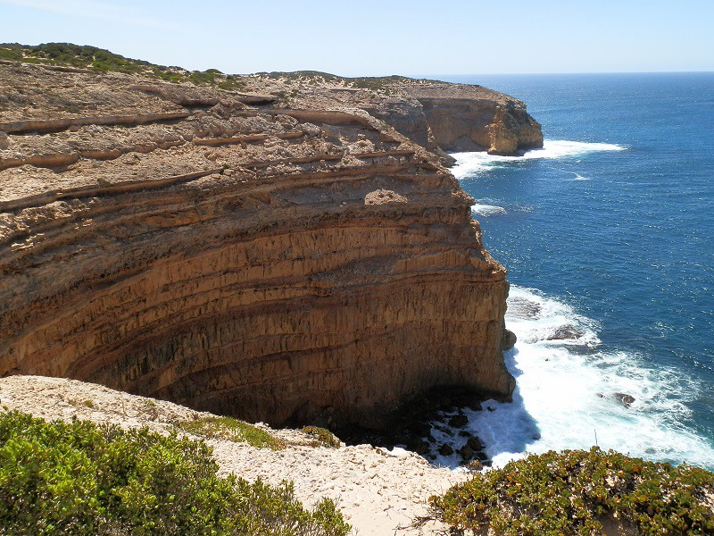 Cliffs at Cape Spencer, Innes National park
