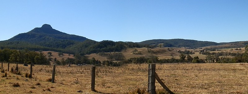 Koreelah National Park Landscape with Wilson's Peak