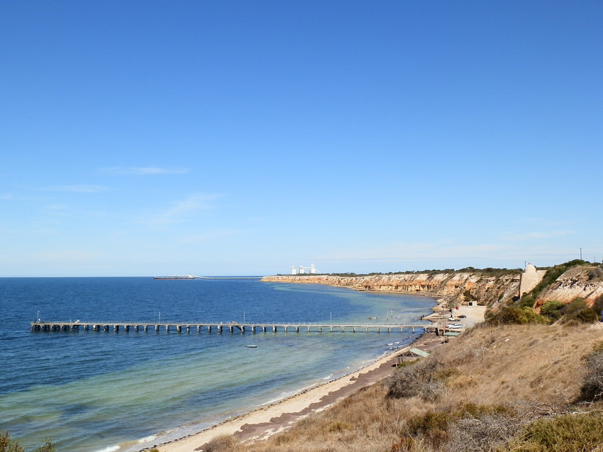 Wool Bay's NEW Loo (on beach past jetty), Yorke Peninsula