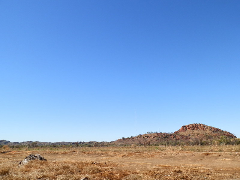 Kellys Knob from the Ivanhoe Cafe, Kununurra