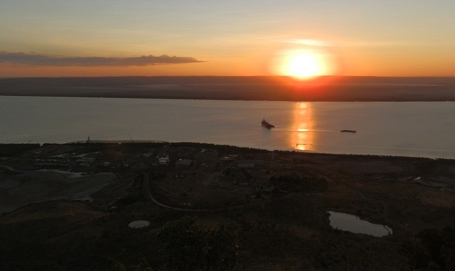 Sunset from the Five Rivers Lookout, Wyndham, Western Australia