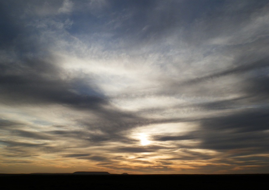 Sunset over the Tent Hills, Port Augusta
