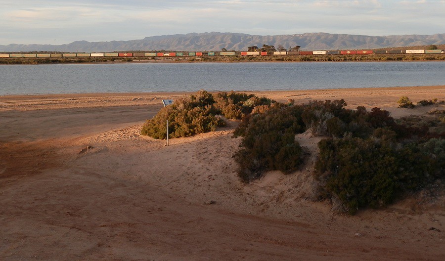 Train between Spencer Gulf and the Flinders Ranges, Port Augusta