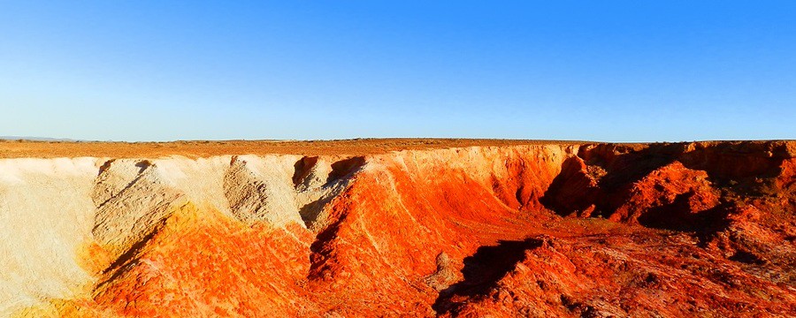 Ochre Cliffs near Lyndhurst South Australia