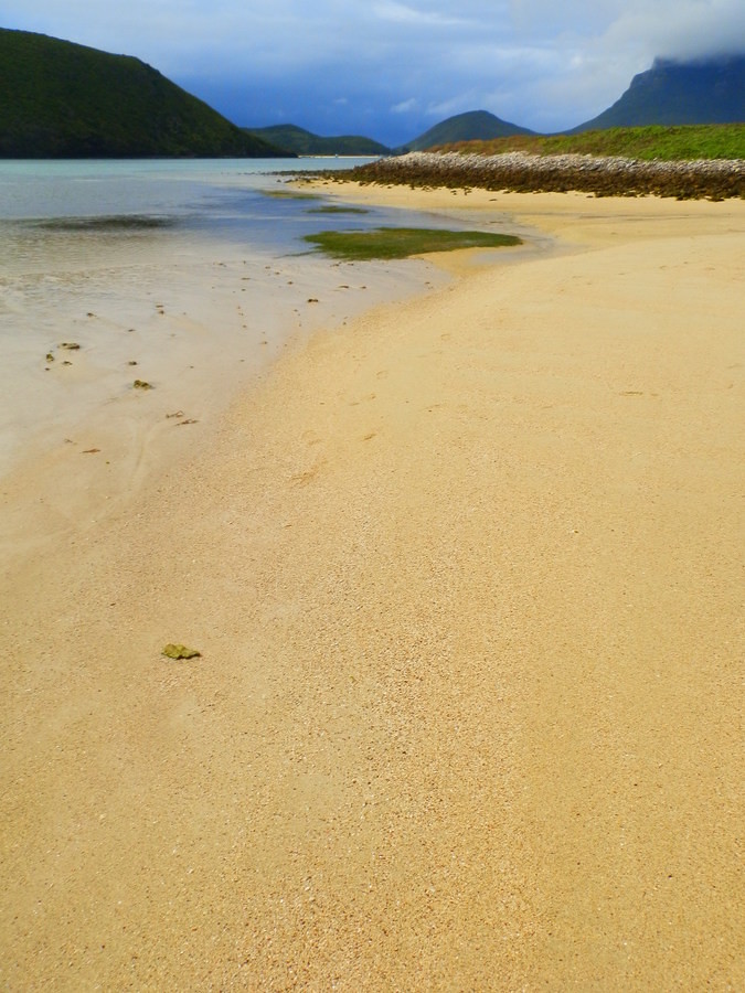 North Beach on a rainy day, Lord Howe Island