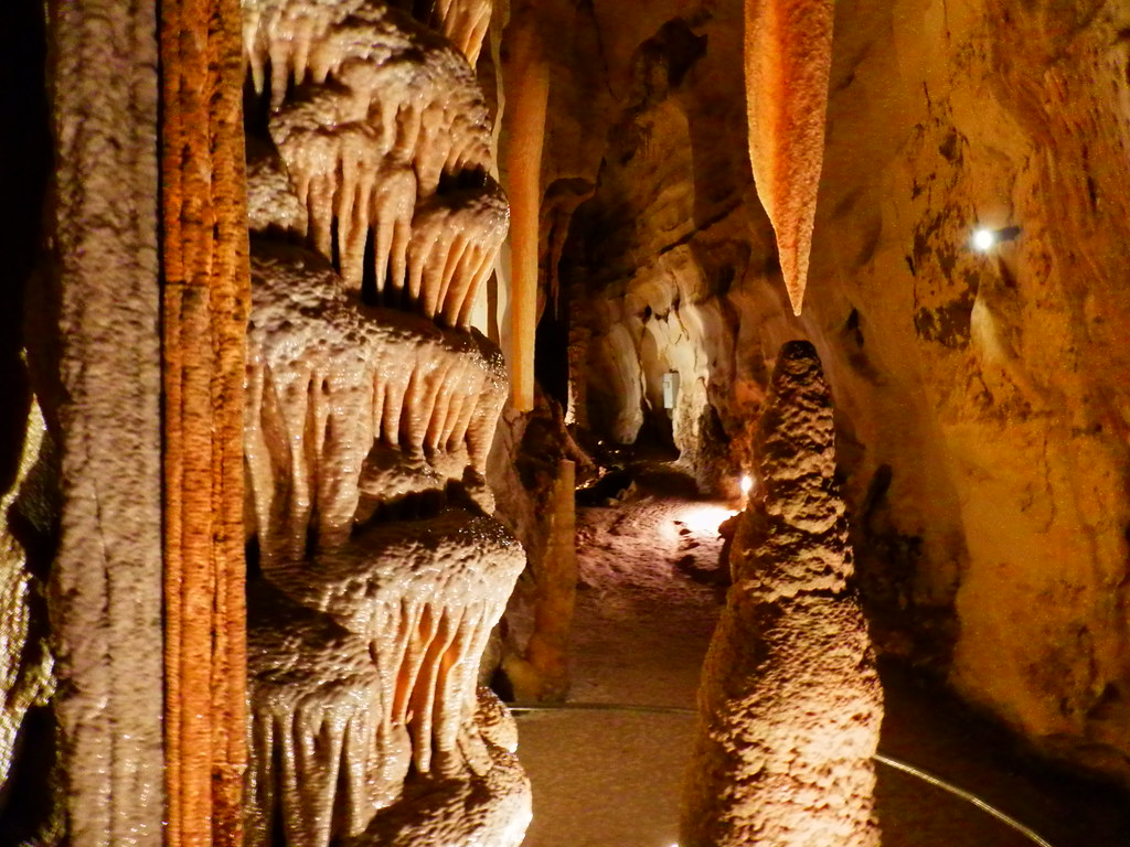 Wedding Cake Formation, Princess Margaret Rose Caves via Nelson, Limestone Coast