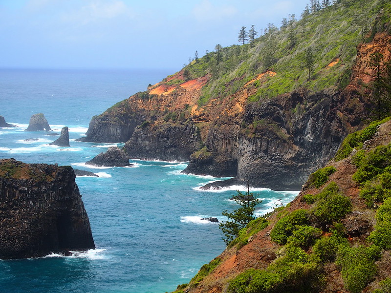 Northern Islets from Captain Cook Lookout, Norfolk Island