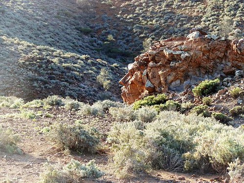 The 'Face' - back in the ranges behind Copley, South Australia