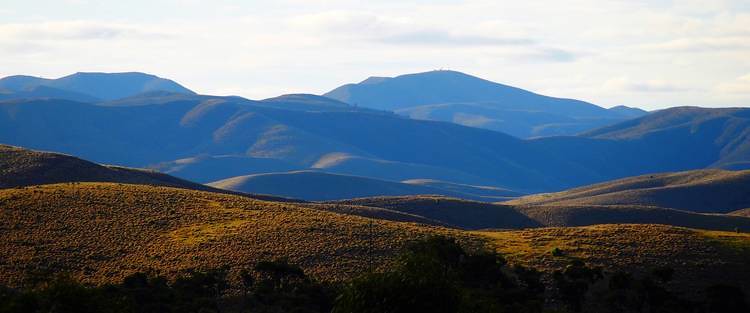 Late Afternoon at the end of the Dutchman's Stern Summit Hike, South Australia