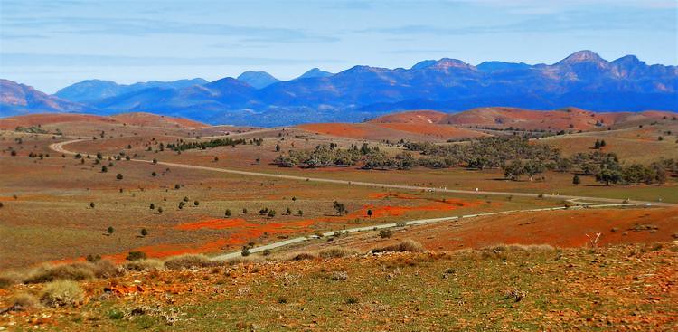 View from Hucks Lookout, Flinders Ranges, South Australia