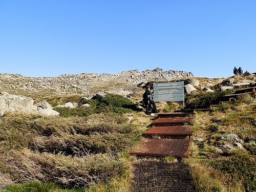 13 km to go! Start of Kosciuszko Summit Walk