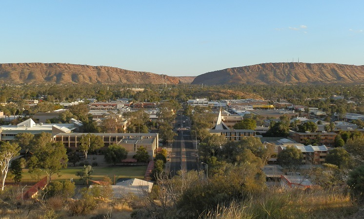 Alice Springs from Anzac Hill, Northern Territory