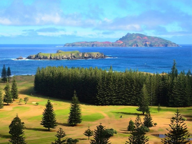 Phillip Island offshore from Norfolk Island