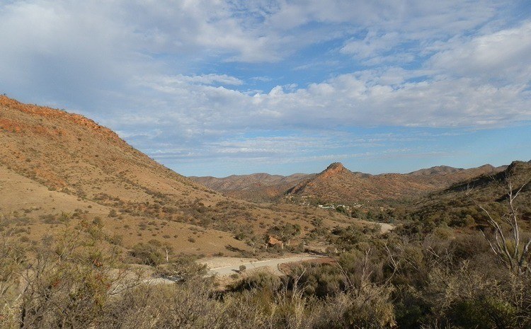 Arkaroola Village from Acacia Track