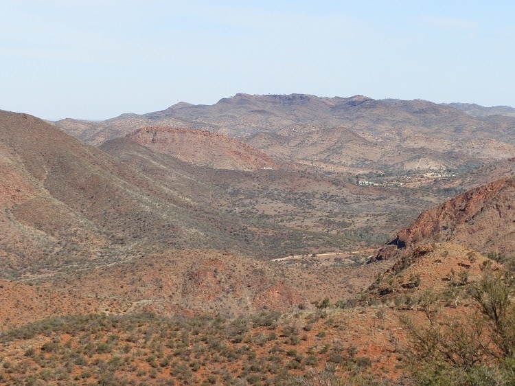 Arkaroola Village from Coulthard Lookout