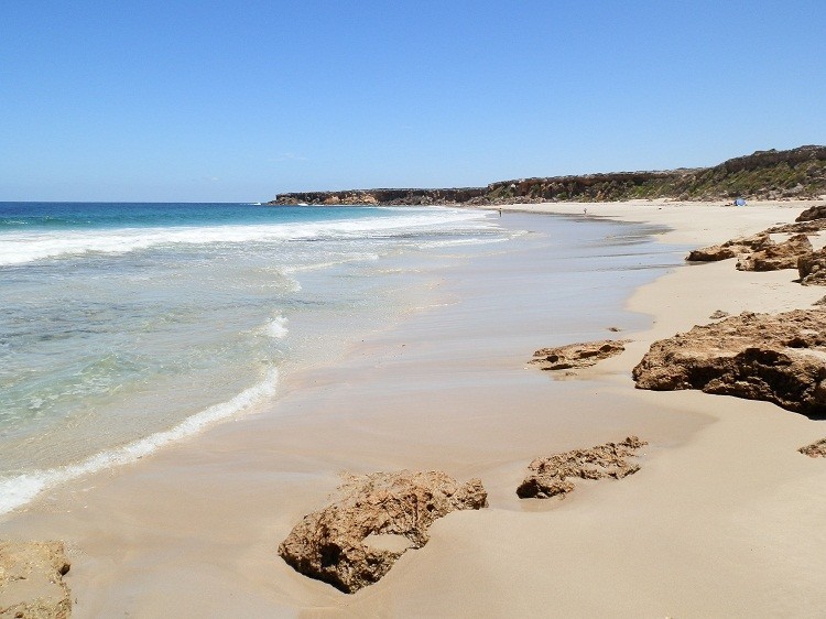 On Swimmers Beach, Southern Yorke Peninsula, South Australia