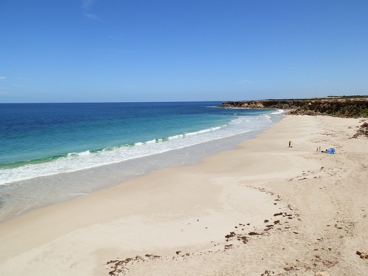 D'you think we'll find a spot?? Swimmers Beach, South Australia