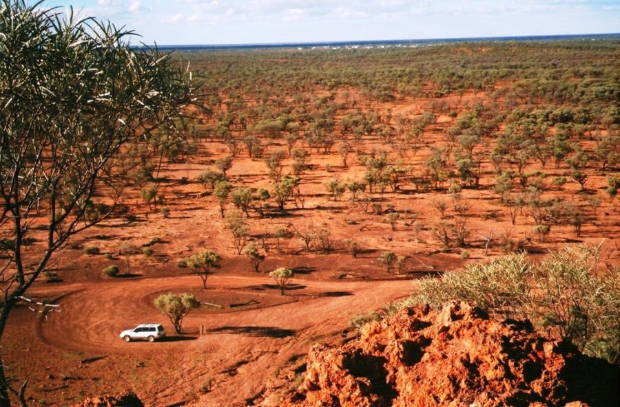 View from Baldy Top over Quilpie, Outback Queensland, Australia