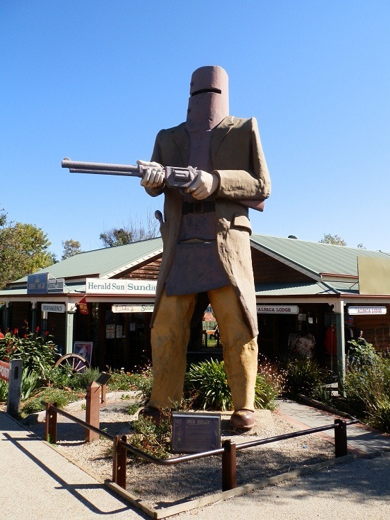 Big Ned Kelly, Glenrowan, Victoria