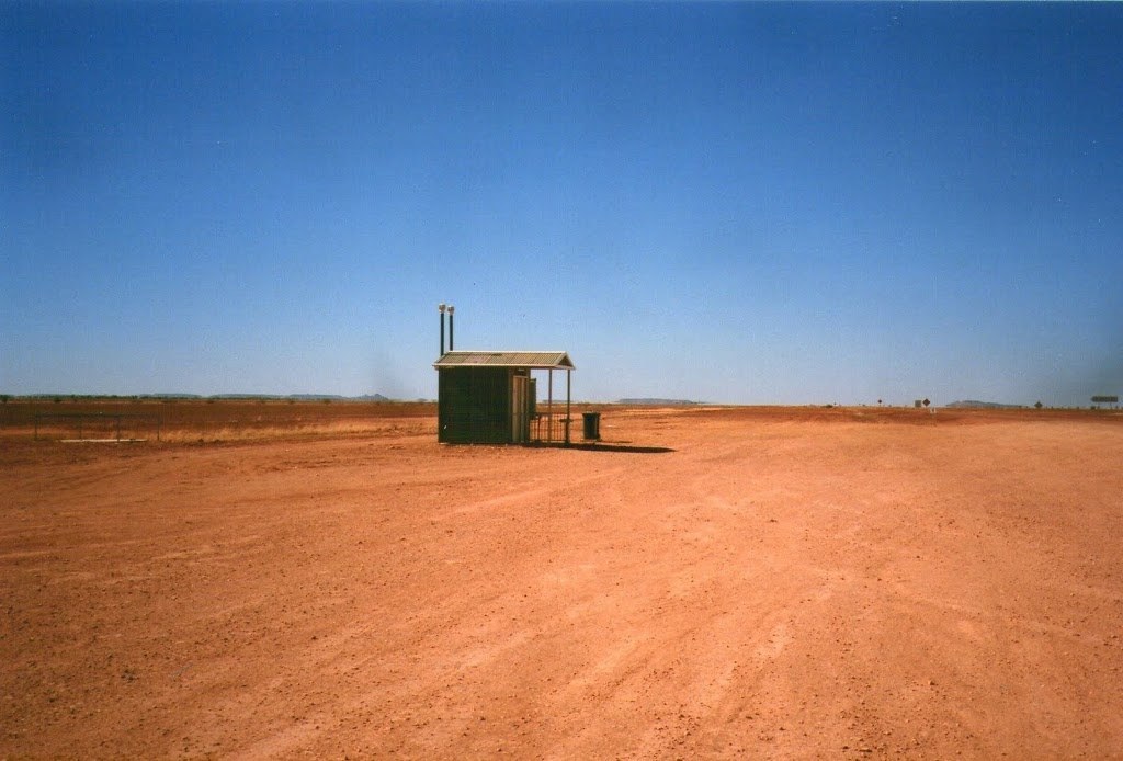 The Little Public Loo at the End of the Universe! Junction of Birdsville and Windorah/Bedourie Roads, Queensland