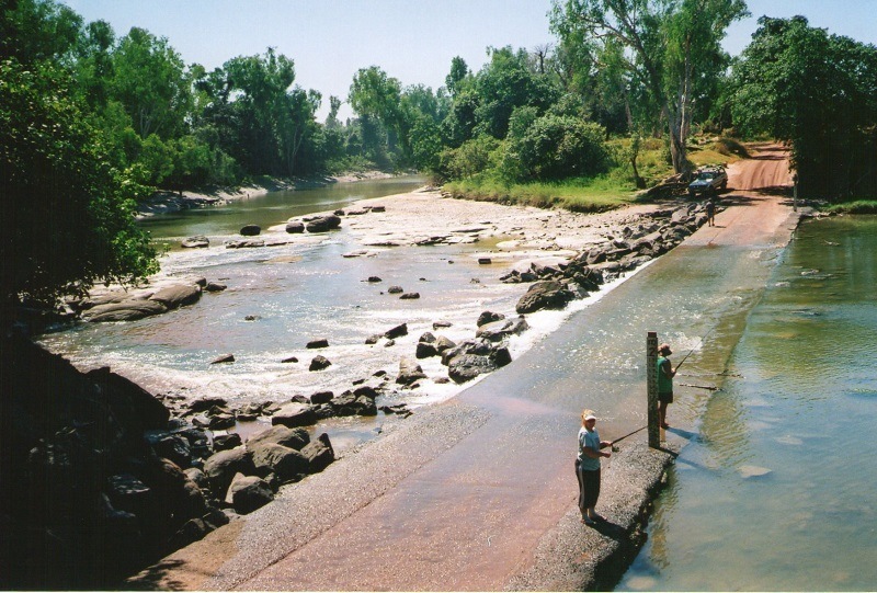 Croc HOT spot - Cahills Crossing, via Kakadu, Northern Territory
