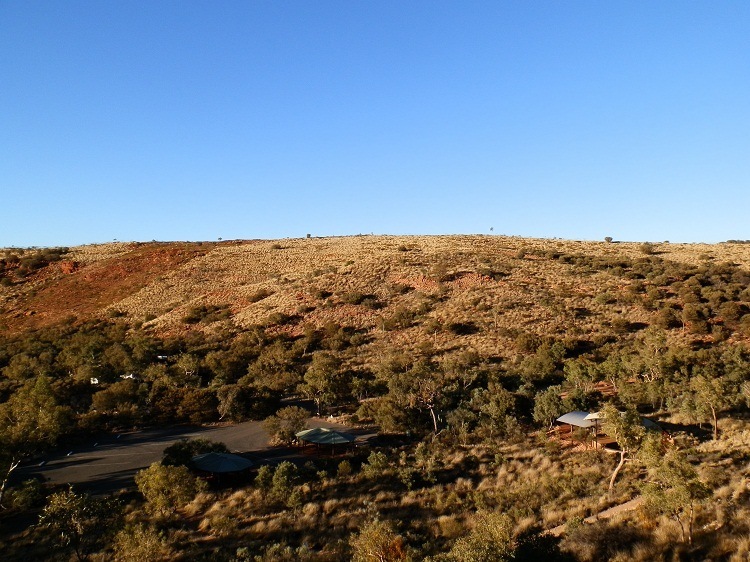 Campground & Amphitheatre from Ghost Gum Lookout Trail, Ormiston Gorge