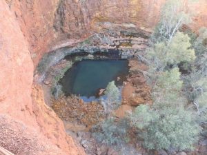 Circular Pool from Above, Karijini National Park
