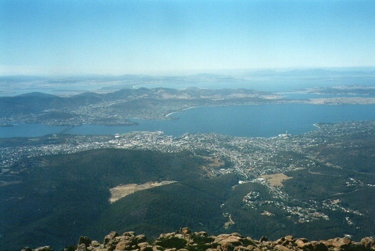 Mt Wellington Summit View