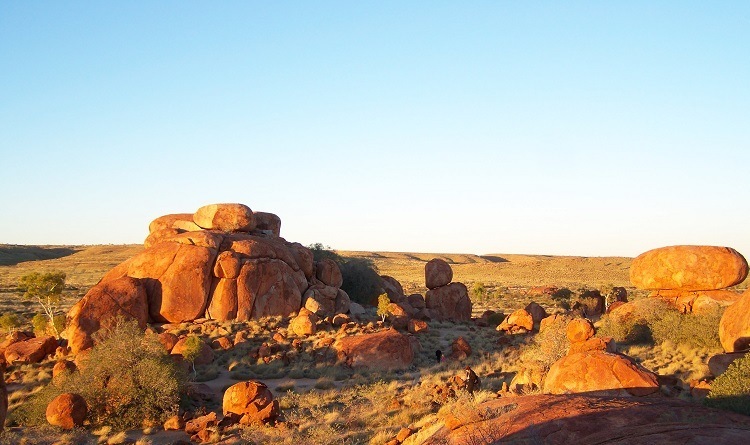 Sunrise at Karlu Karlu (Devils Marbles), Northern Territory