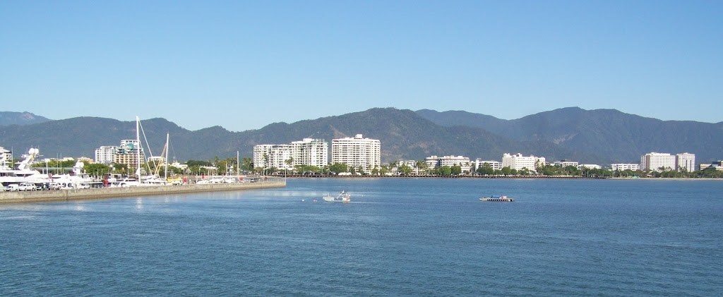 Cairns from the harbour, en route to Green Island!