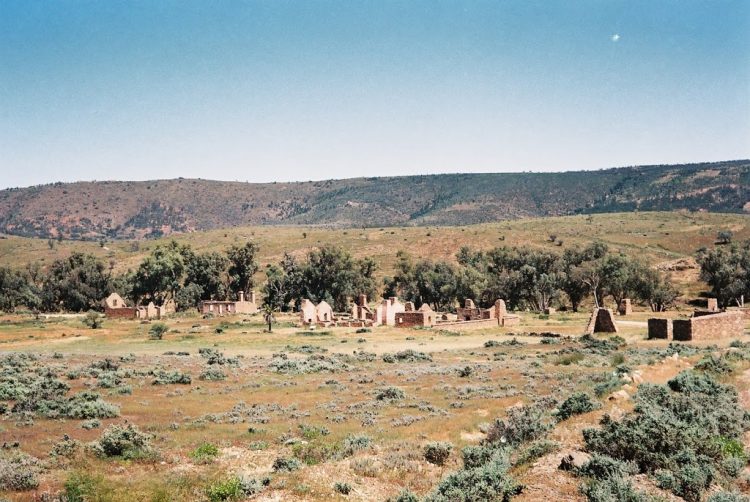 What's left at Kanyaka Historic Site, Flinders Ranges, South Australia