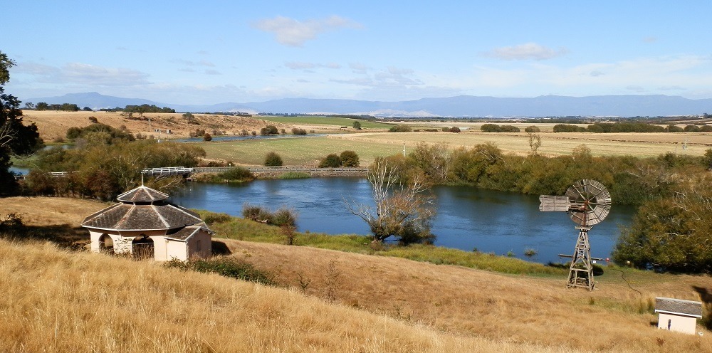 Western Tiers from Woolmers Estate, Tasmania