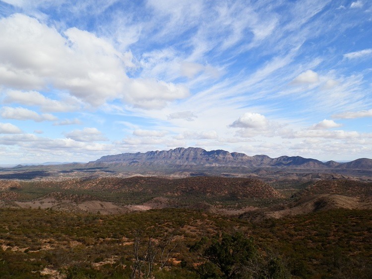 View from Bridle Gap, Flinders Ranges National Park, South Australia