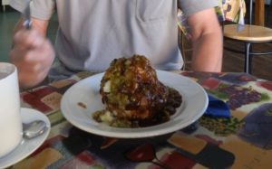 Federation Pie with Mashed Potato & Mushy Peas, Tenterfield
