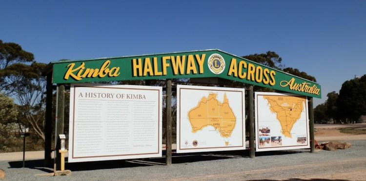 Half way between Sydney and Perth, Kimba, South Australia