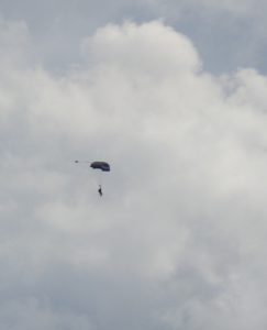 Paragliders, of course!