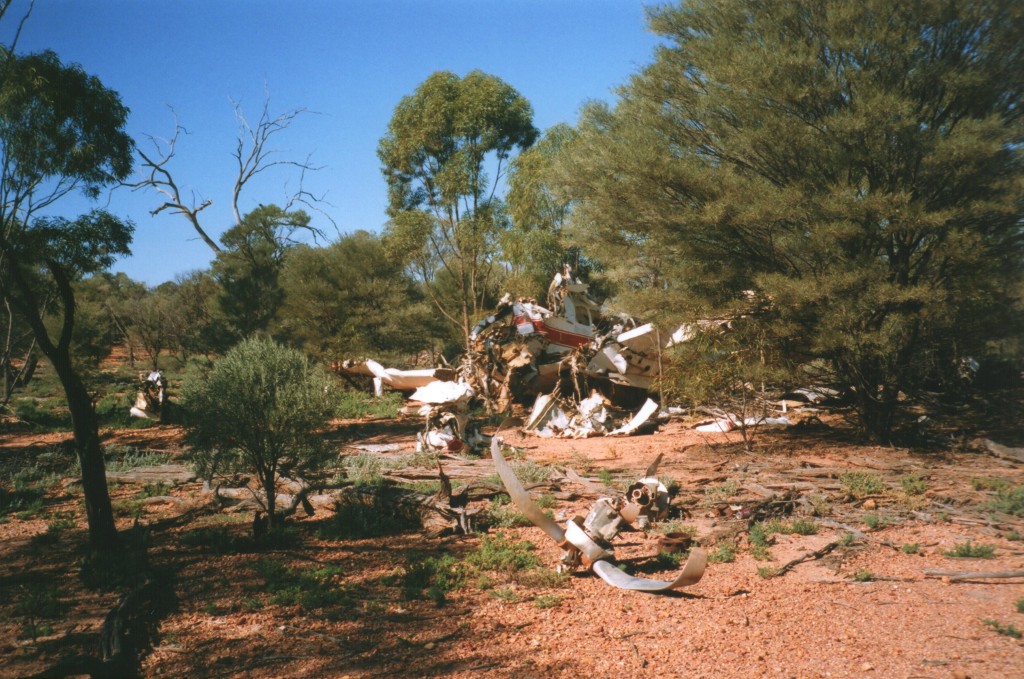 Plane Wreck on Station, Quilpie Mail Run