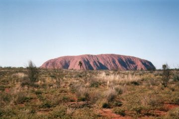 Shadows at Uluru, Central Australia