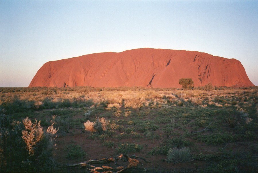 Uluru by my old film camera, Central Australia, Northern Territory