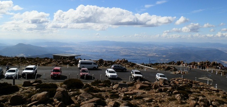 Mt Wellington Loo from the Summit, Hobart, Tasmania
