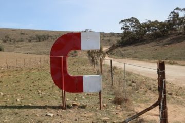 The Magnetic Hill Magnet, via Orroroo, South Australia