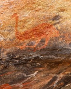 Aboriginal Art, Mt Grenfell Historic Site NSW*