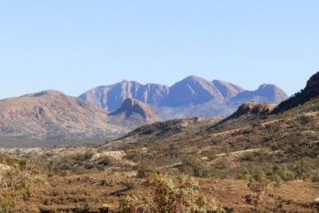 Mt Sonder from the Larapinta Trail, via Ormiston Gorge, Central Australia