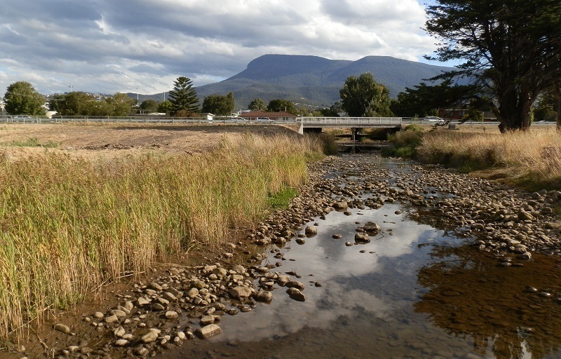 Mt Wellington from Hobart, Tasmania